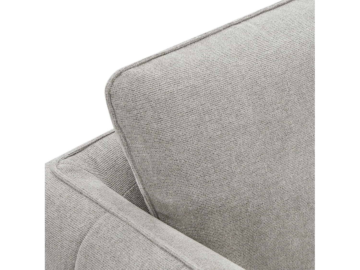 Canapé Selena - 3 places - Tissu - Gris