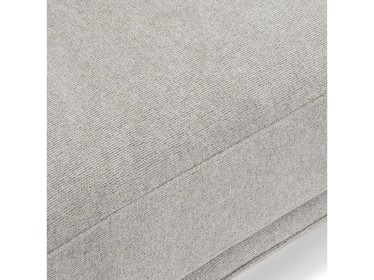 Driezitsbank Selena van stof - grijs