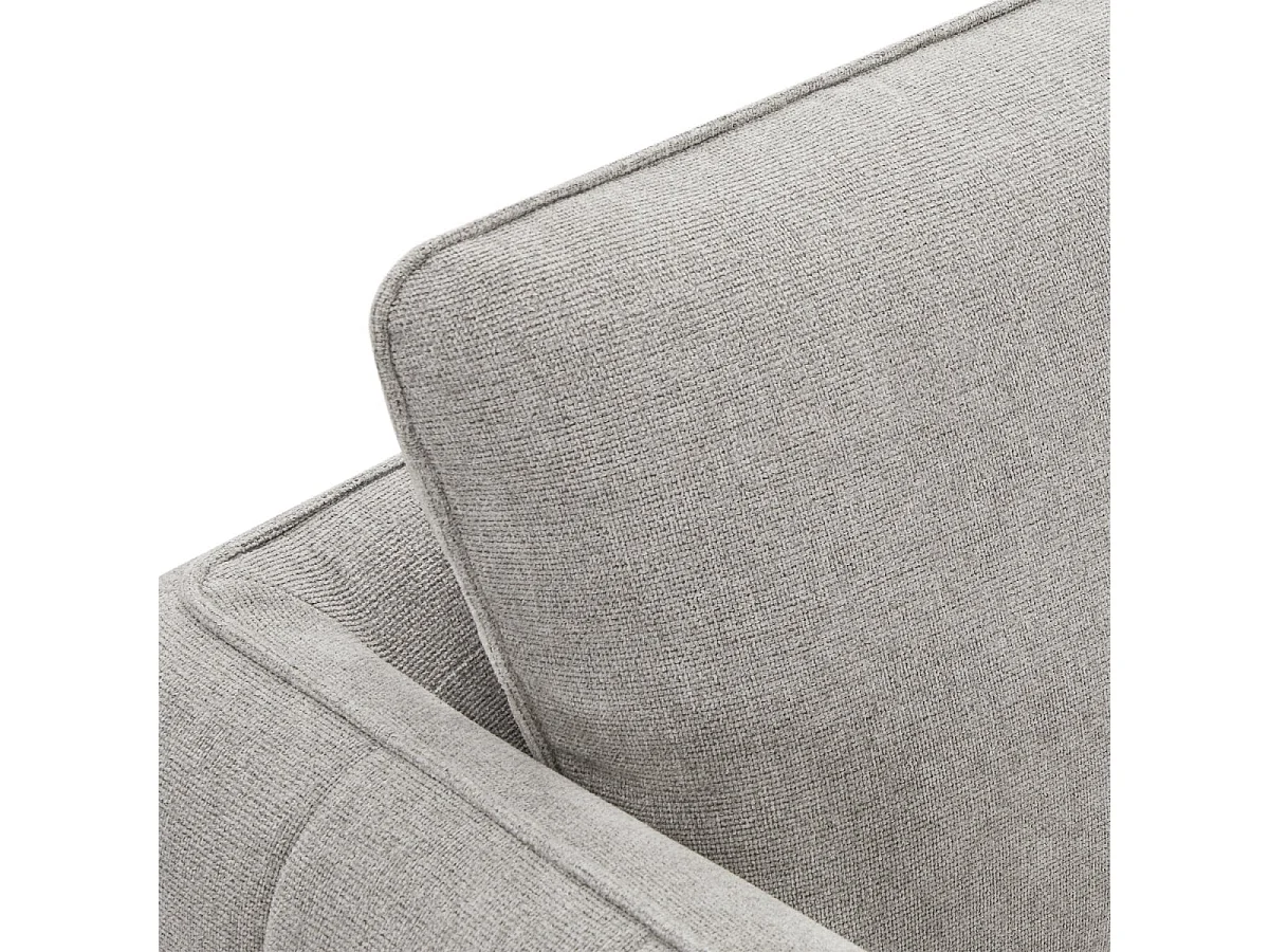 Canapé Selena - 3 places - Tissu - Gris