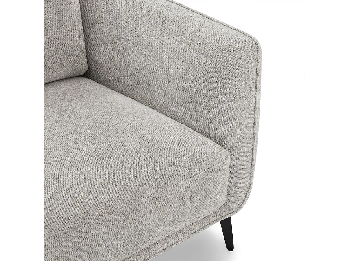 Canapé Selena - 3 places - Tissu - Gris