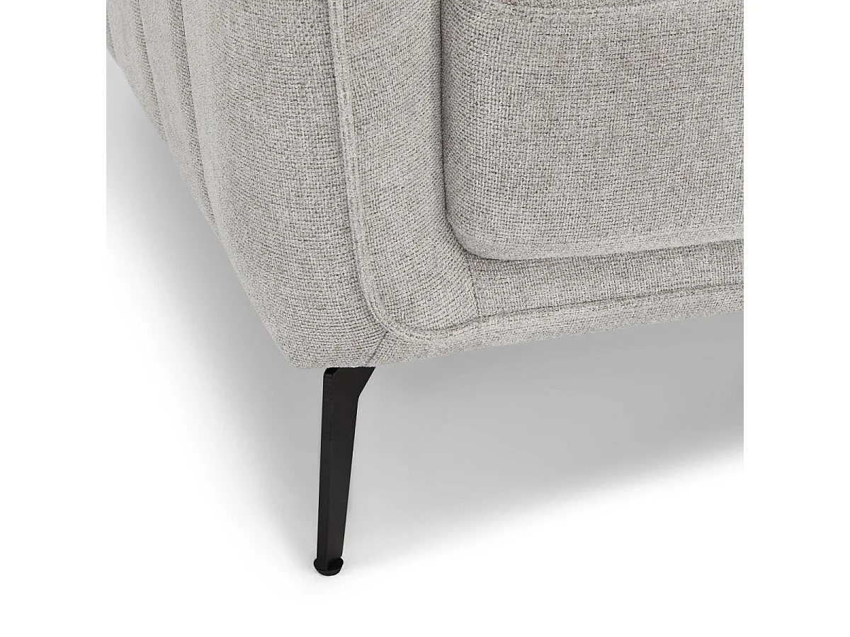 Canapé Selena - 3 places - Tissu - Gris