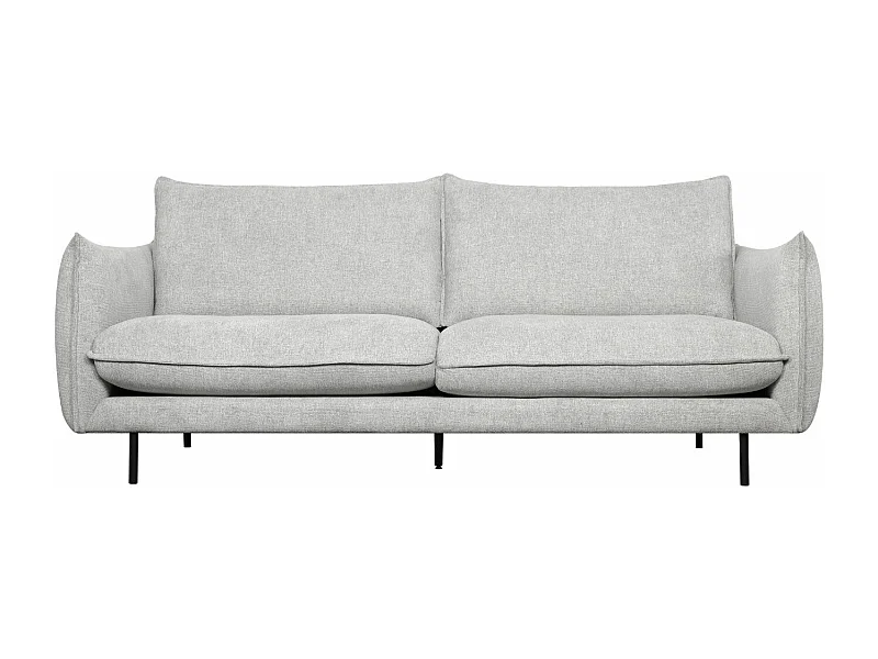 Sofa Milano - 3-Sitzer - Stoff - Grau