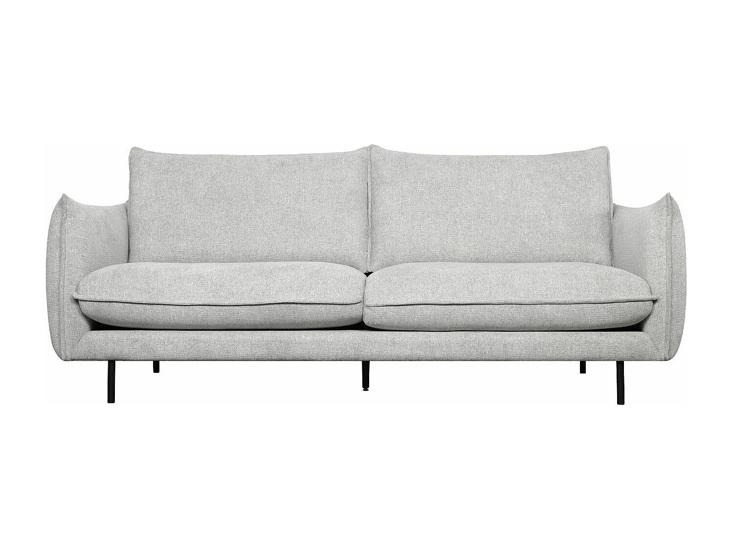Canapé Milano - 3 places - Tissu - Gris