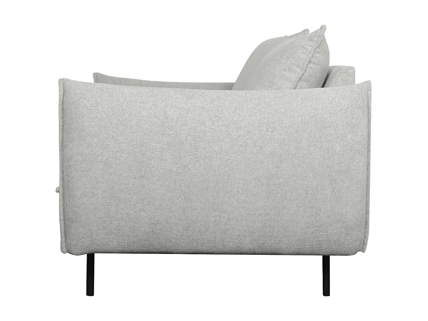 Canapé Milano - 3 places - Tissu - Gris