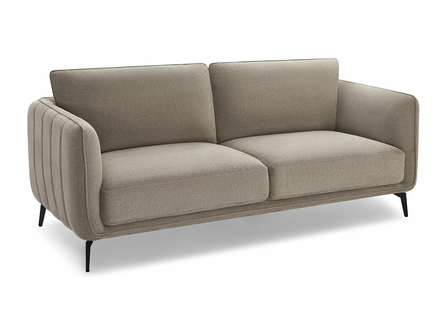 Sofa Selena - 3-Sitzer - Stoff - Grau