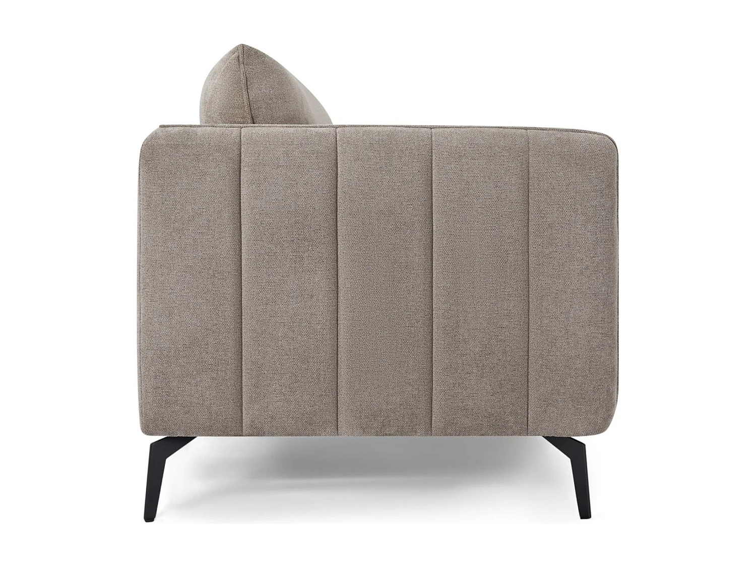 Sofa Selena - 3-Sitzer - Stoff - Grau