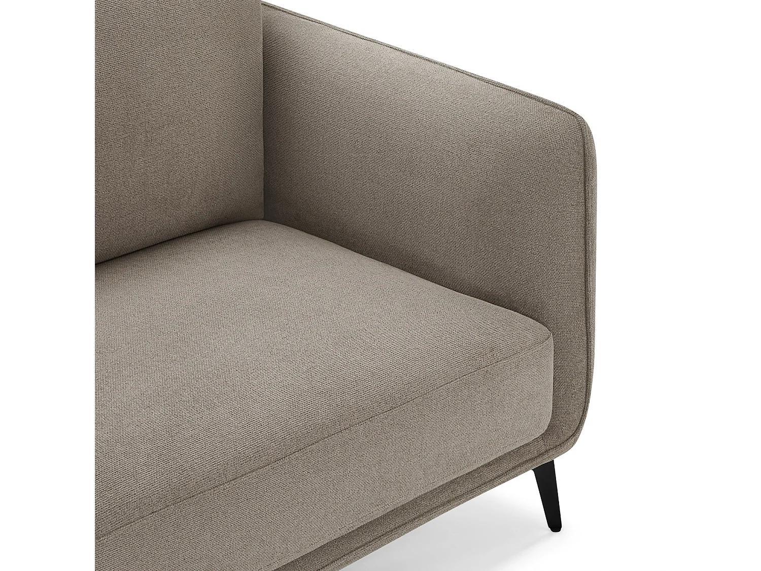 Sofa Selena - 3-Sitzer - Stoff - Grau