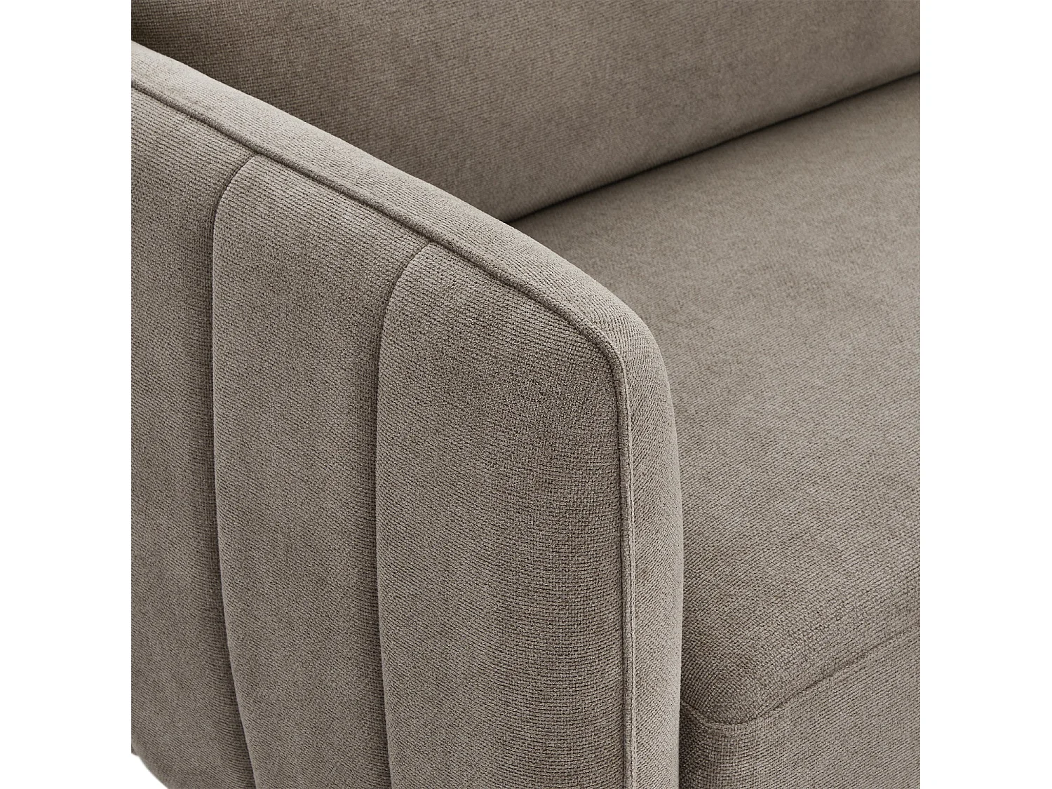 Canapé Selena - 3 places - Tissu - Beige