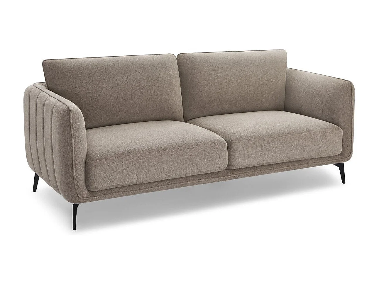 Driezitsbank Selena van stof - beige