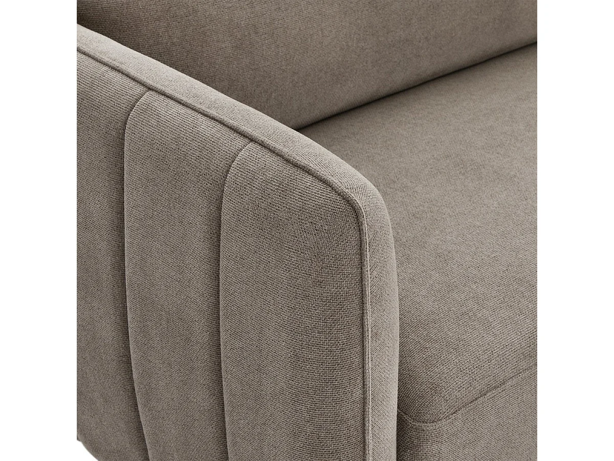 Driezitsbank Selena van stof - beige