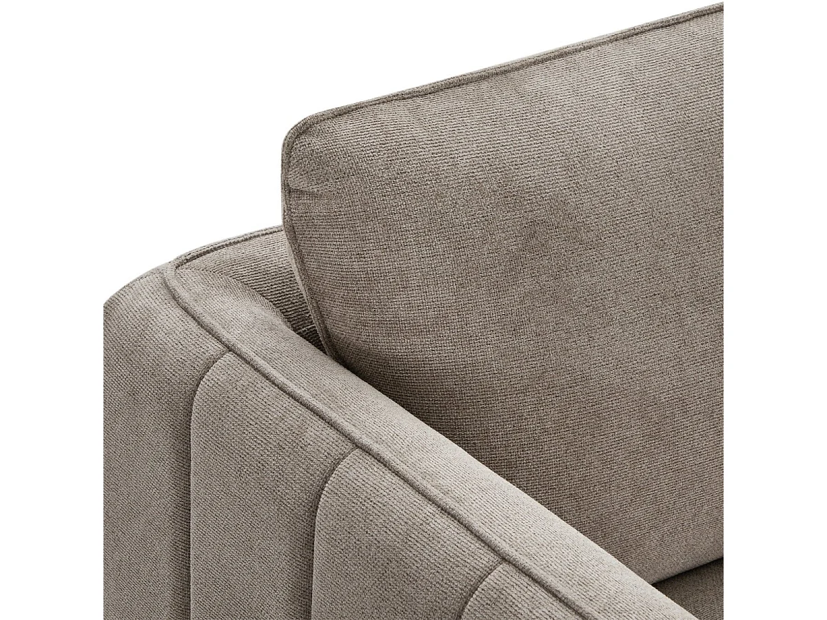 Driezitsbank Selena van stof - beige