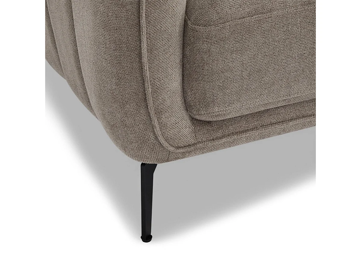 Canapé Selena - 3 places - Tissu - Beige