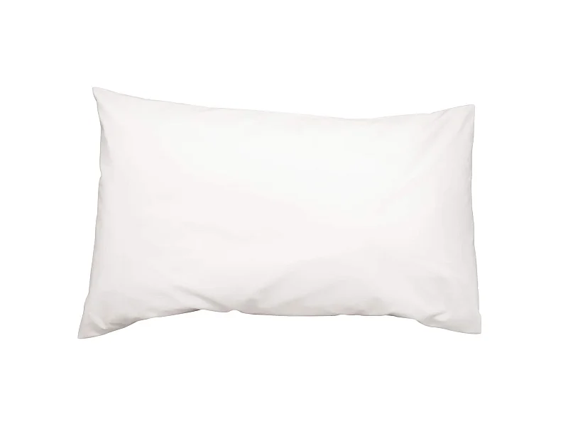 Taie d'oreiller bébé blanche 100% coton biologique 40x60