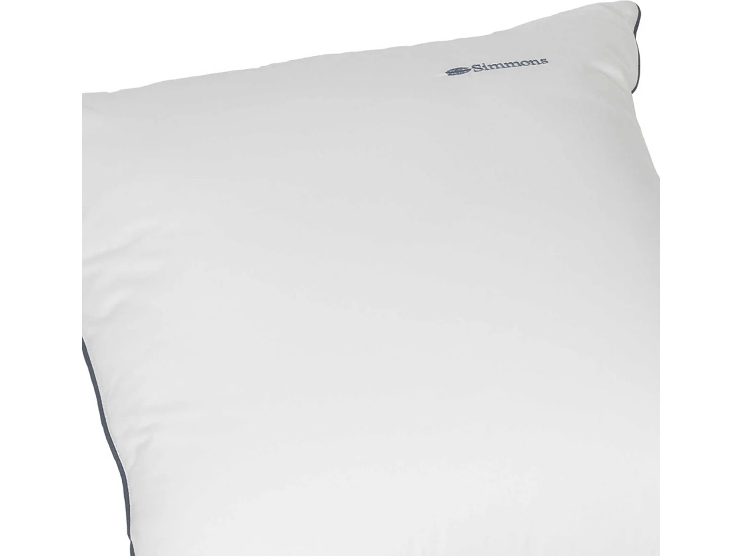Lot de 2 oreillers Microgel Moelleux percale Simmons 60x60