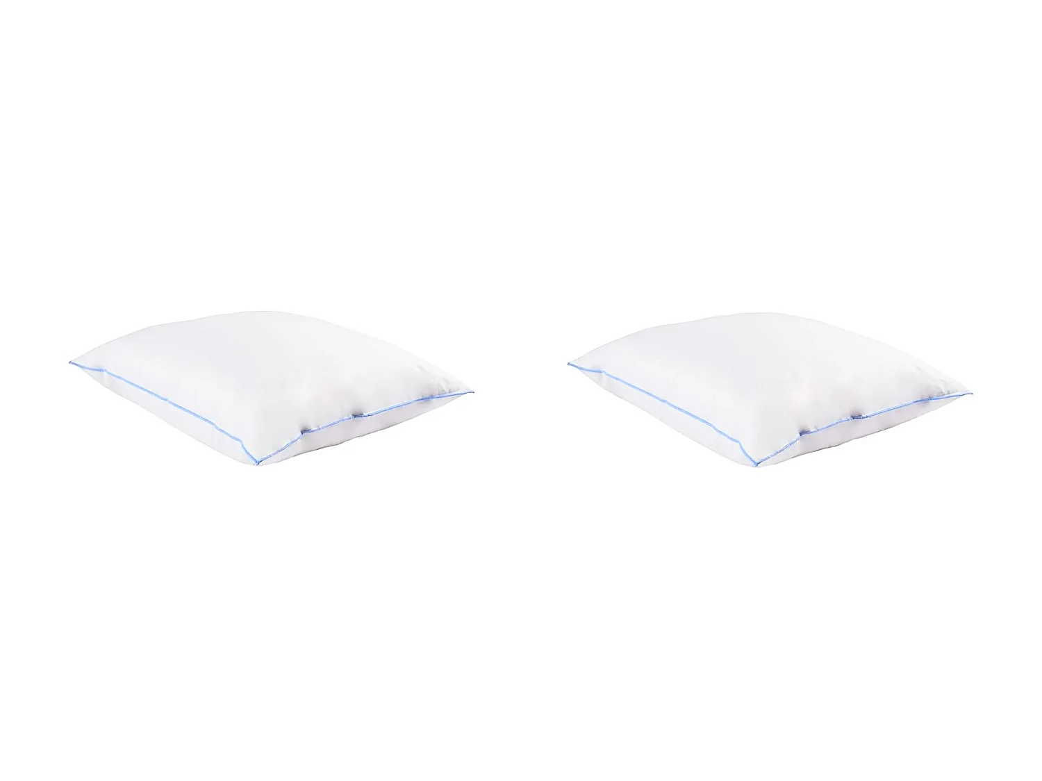 Lot de 2 oreillers moelleux/ferme duvet de canard anti-allergènes Someo 65x65