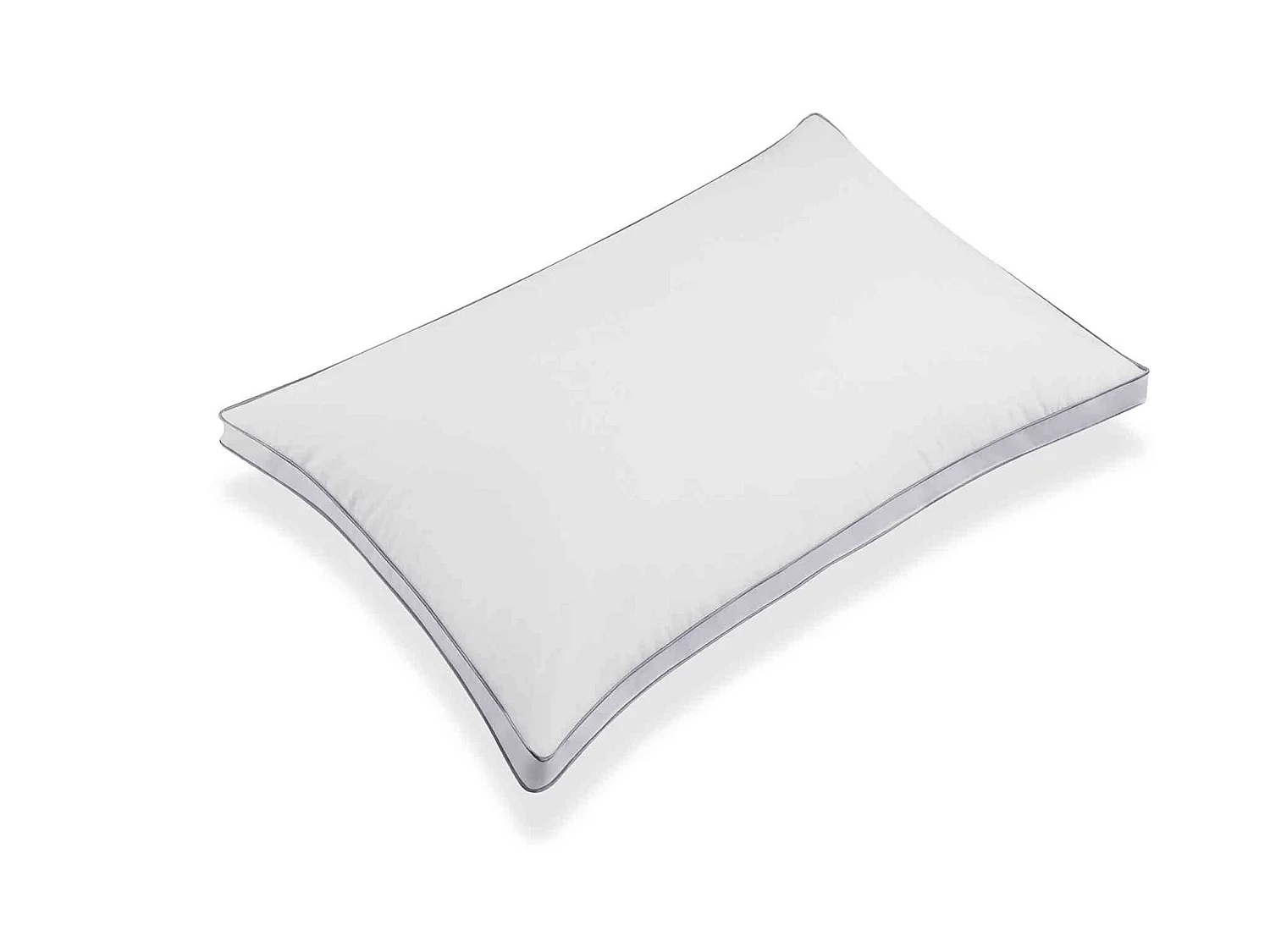 Lot de 2 oreillers Microgel Moelleux percale Simmons 65x65