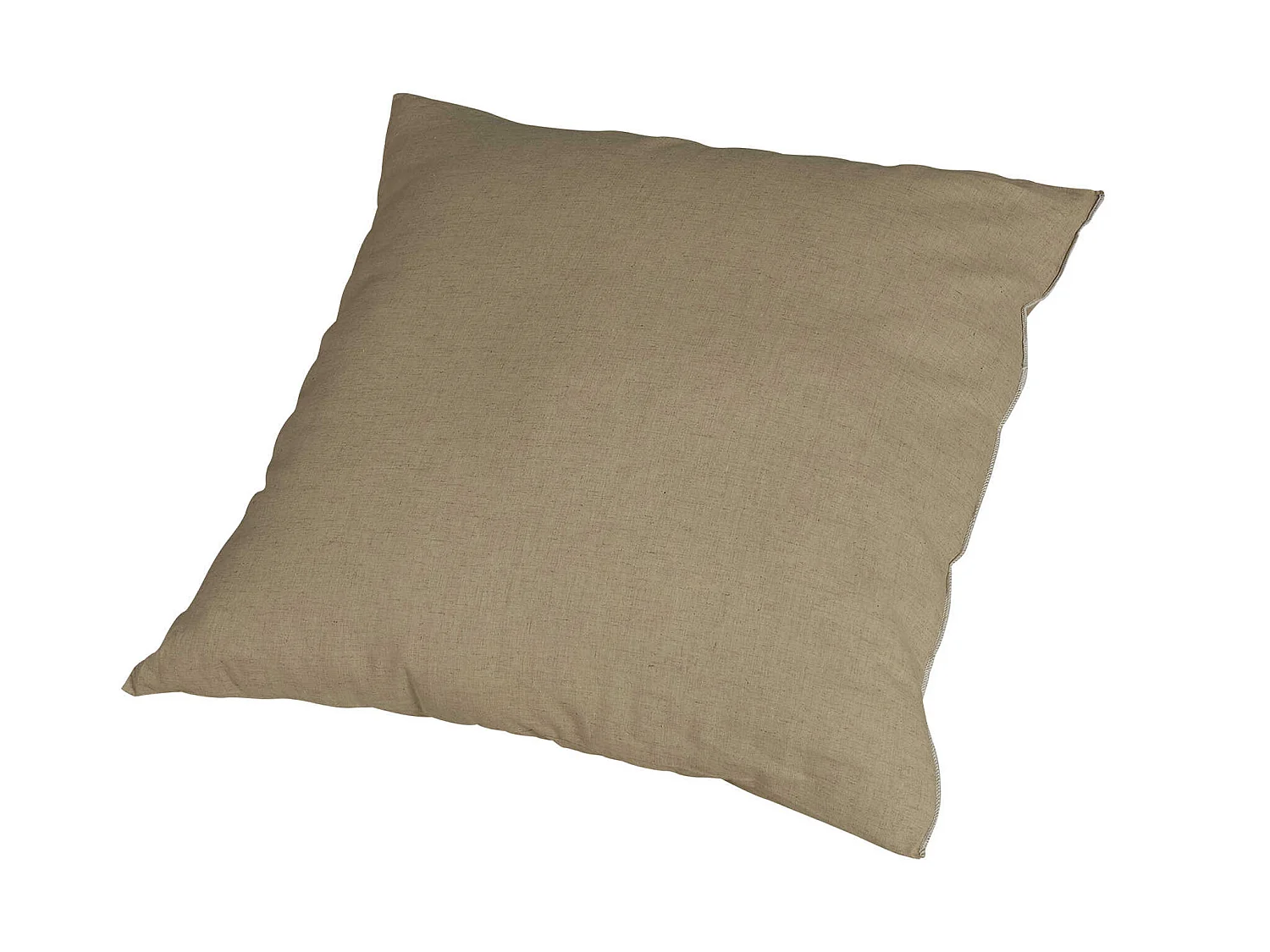 Oreiller naturel enveloppe lin et coton Someo 60x60