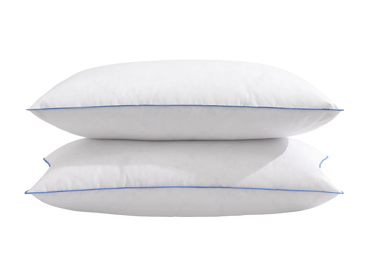 Lot de 2 oreillers moelleux duvet de canard anti-allergènes Someo 45x70