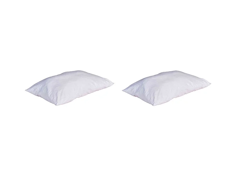 Lot de 2 oreillers anti-punaises et anti-insectes ferme enveloppe microfibre 50x70