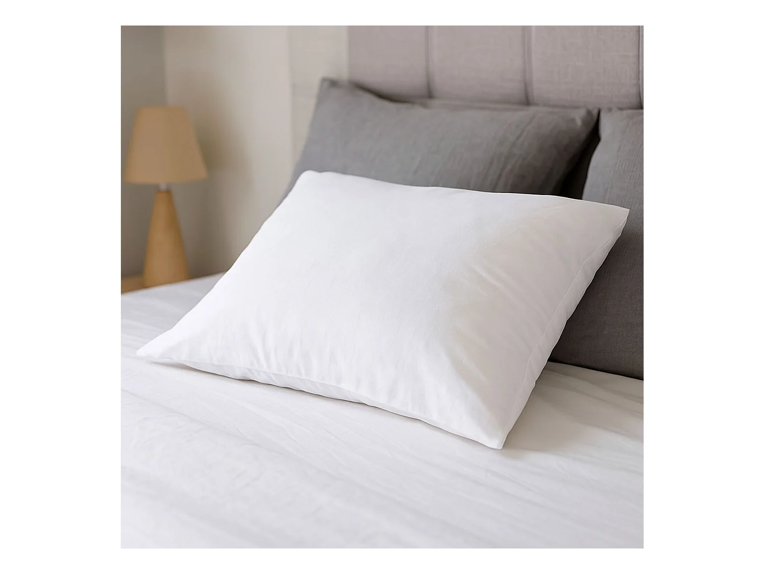 Oreiller anti-punaises et anti-insectes ferme enveloppe microfibre 50x70