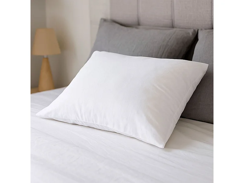 Oreiller anti-punaises et anti-insectes ferme enveloppe microfibre 50x70
