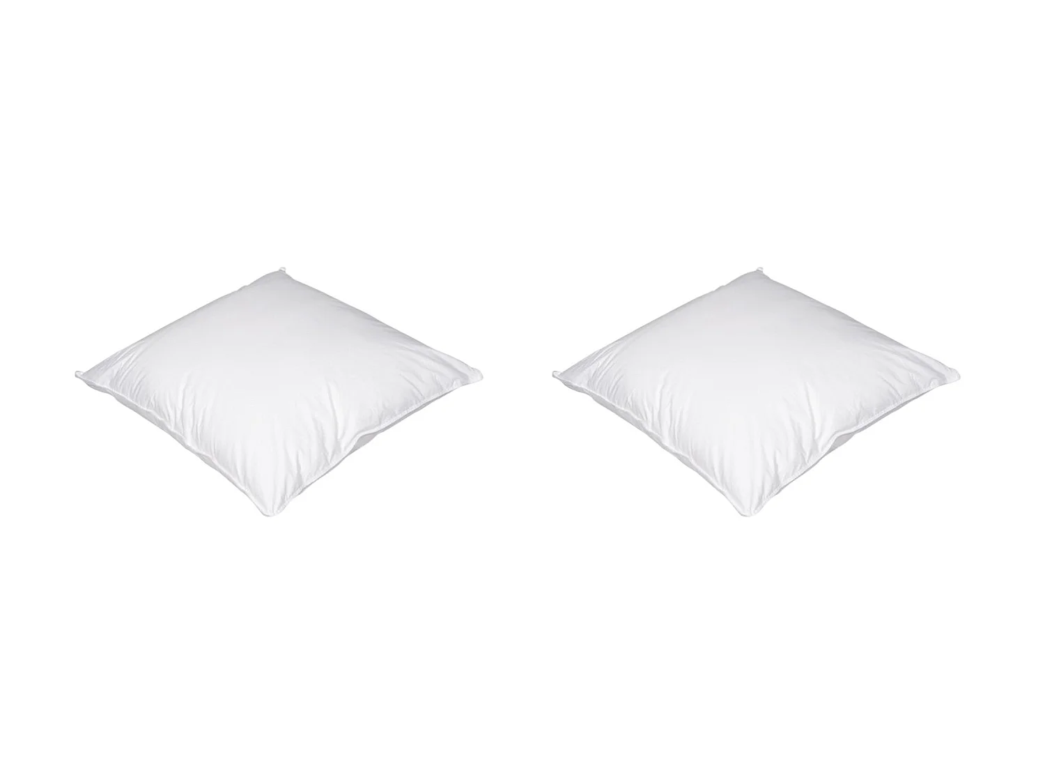 Lot de 2 oreillers luxe enveloppe percale anti-acariens Someo 65x65
