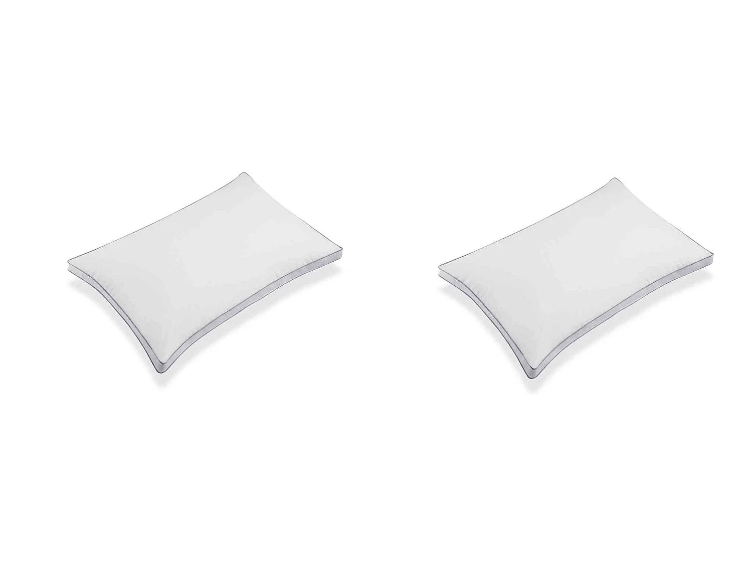 Lot de 2 oreillers Microgel Ferme percale Simmons 65x65