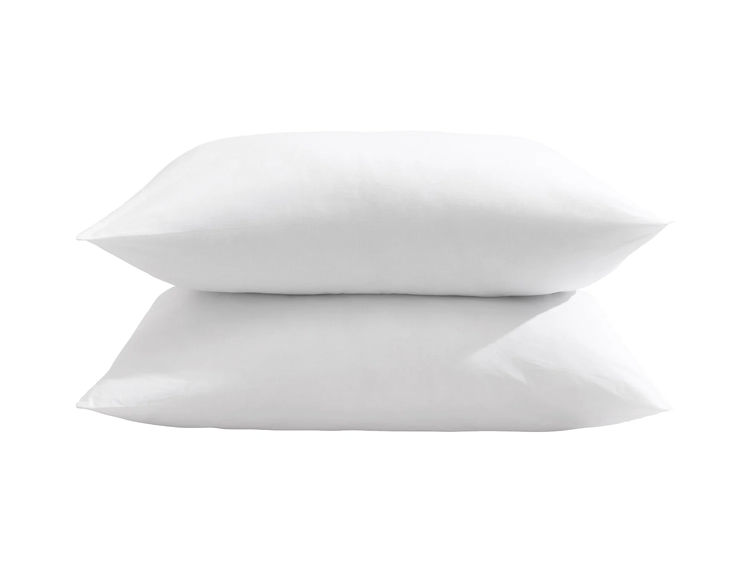 Oreiller éco naturel moelleux enveloppe coton bio Someo 50x70