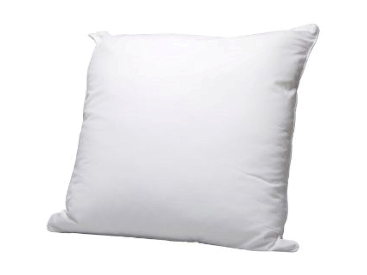 Oreiller Hôtelier Le Parfait Edona - 60x60 Cm, 50% Duvet, Coton Recyclé - Fabriqué En France, Lavable Machine