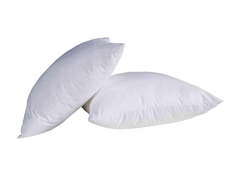 Lot de 2 oreillers confort enveloppe coton Someo 65x65
