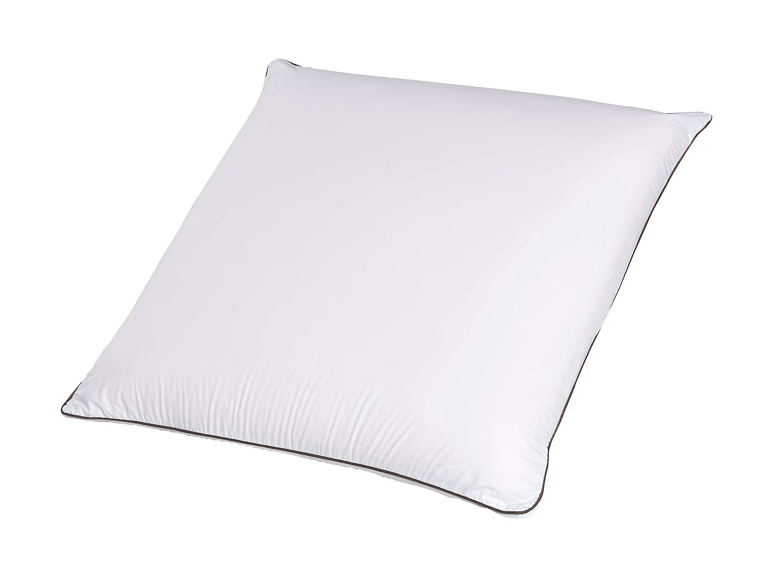 Oreiller mousse mémoire végétale et taie d'oreiller percale Someo 60x60