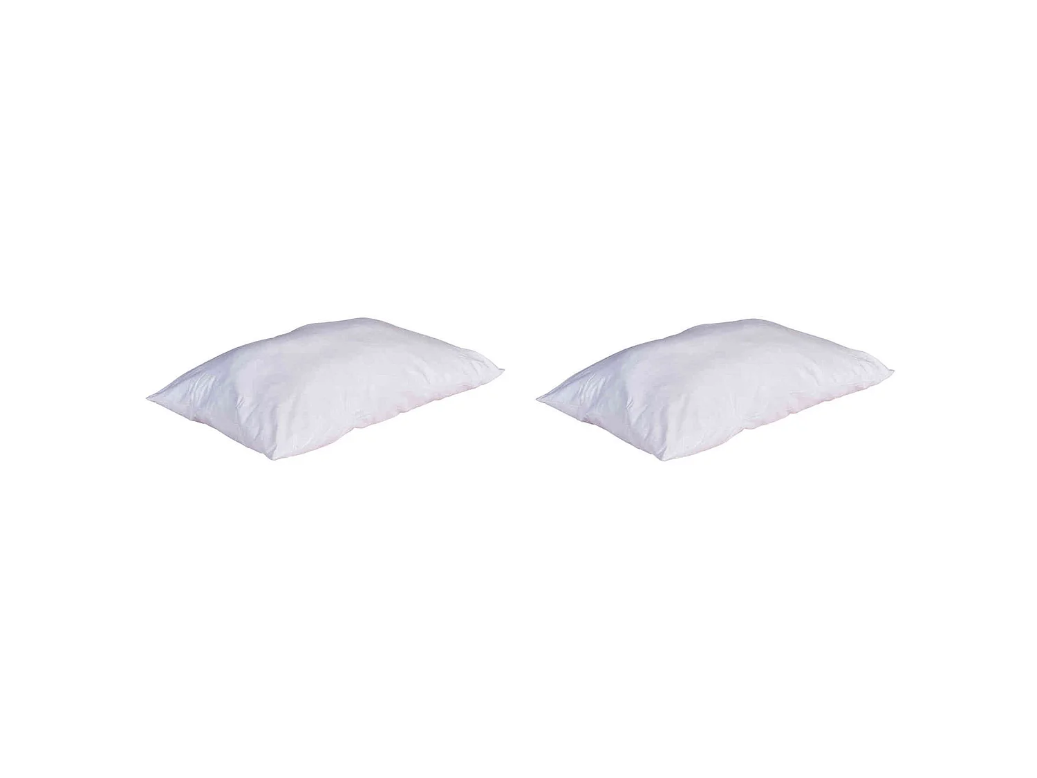 Lot de 2 oreillers anti-punaises et anti-insectes moelleux enveloppe microfibre 50x70