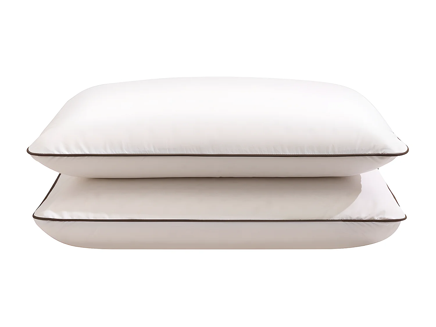 Oreiller latex naturel et taie d'oreiller percale Someo 40x60