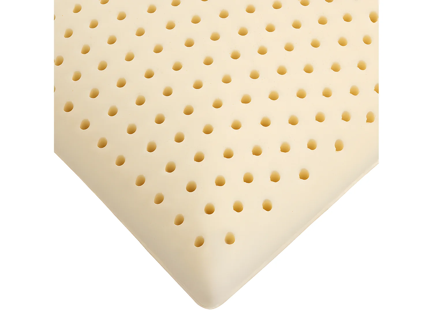 Oreiller latex naturel et taie d'oreiller percale Someo 40x60