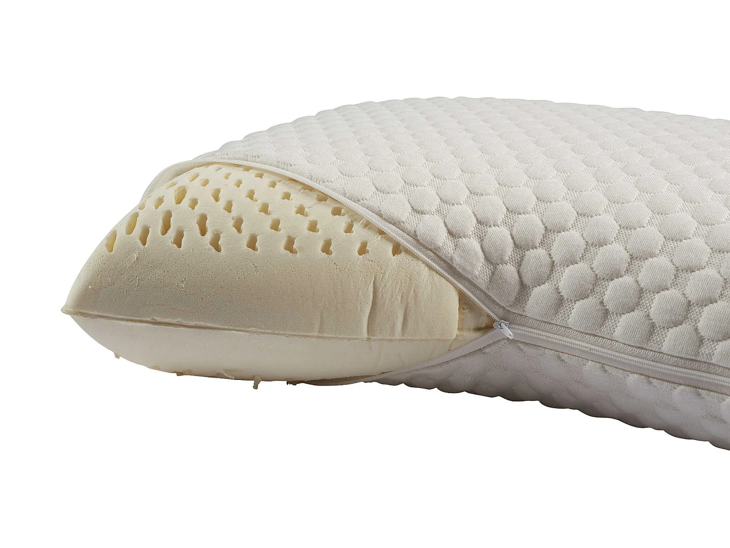 Oreiller latex et housse de protection Someo 40x60