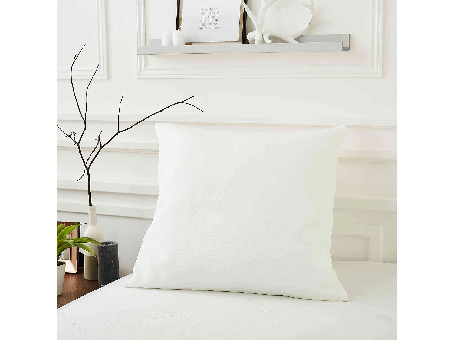 Protège oreiller tissu Coolmax® anti-transpirant et respirant qualité hôtellerie de luxe 65x65 cm