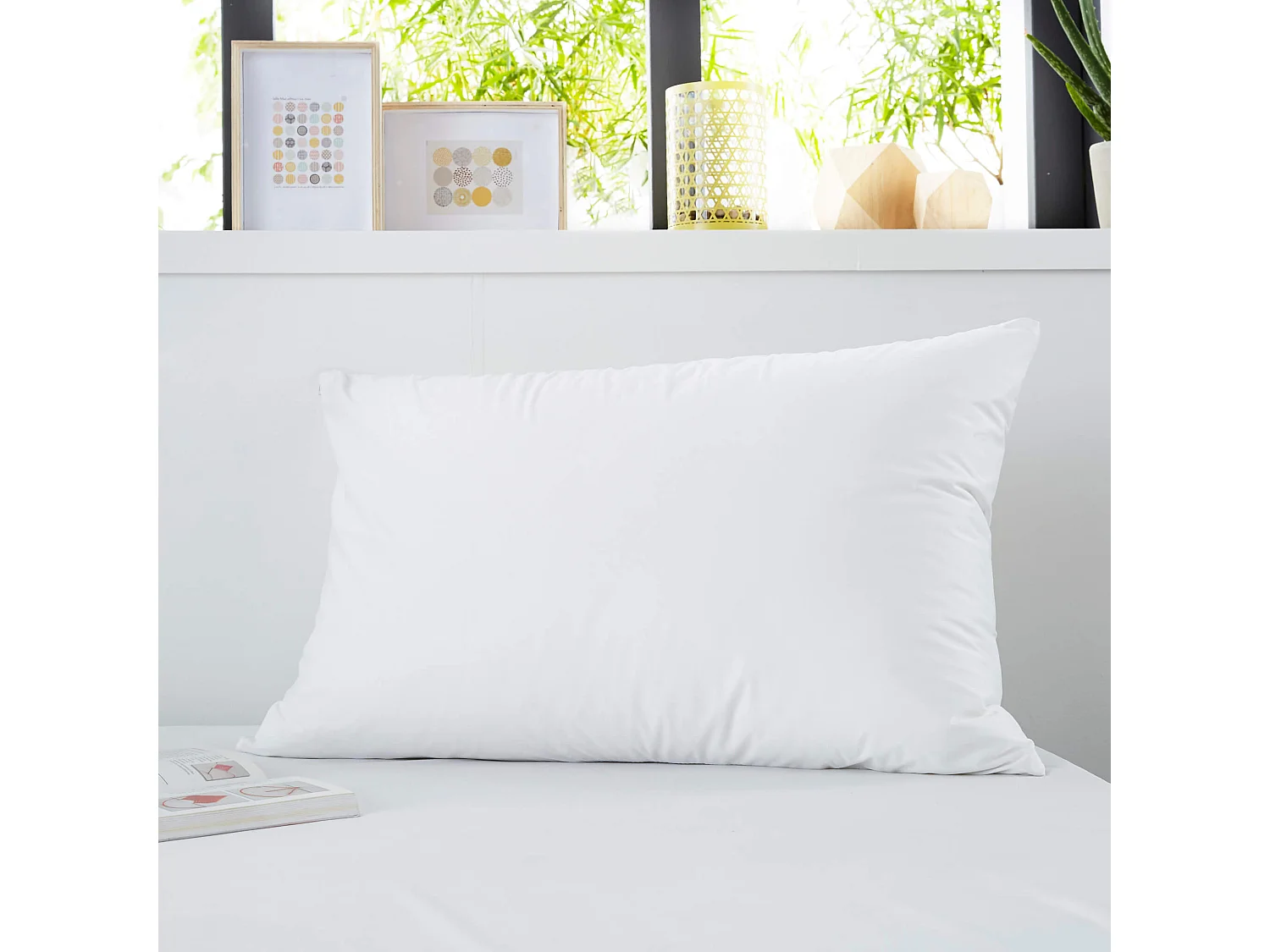 Lot de 2 protège oreillers imperméables micro-respirants souples silencieux 65x65