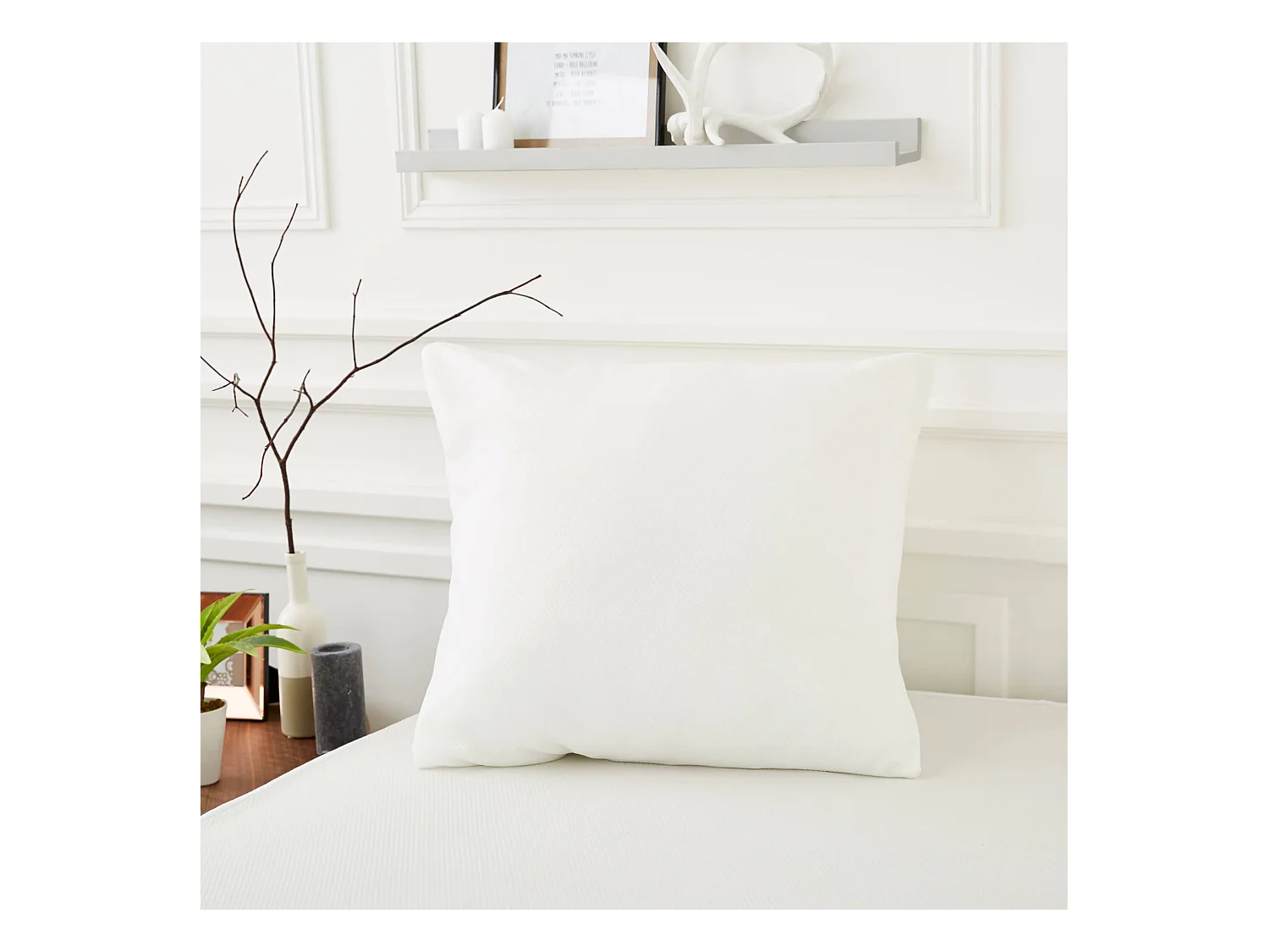 Lot de 2 protège oreillers anti-acariens et anti-punaises sans traitement 50x70