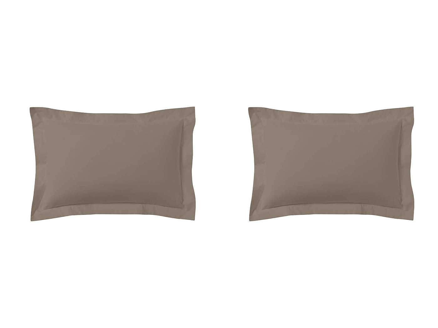 Lot De 2 Taies D'Oreiller FAST 50x80 Cm En Coton Avec Fermeture Eclair Resistantes Et Lavables 85566955