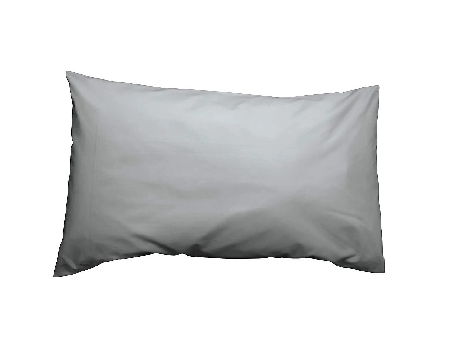 Taie d'oreiller bébé bleu glacier percale 40x60