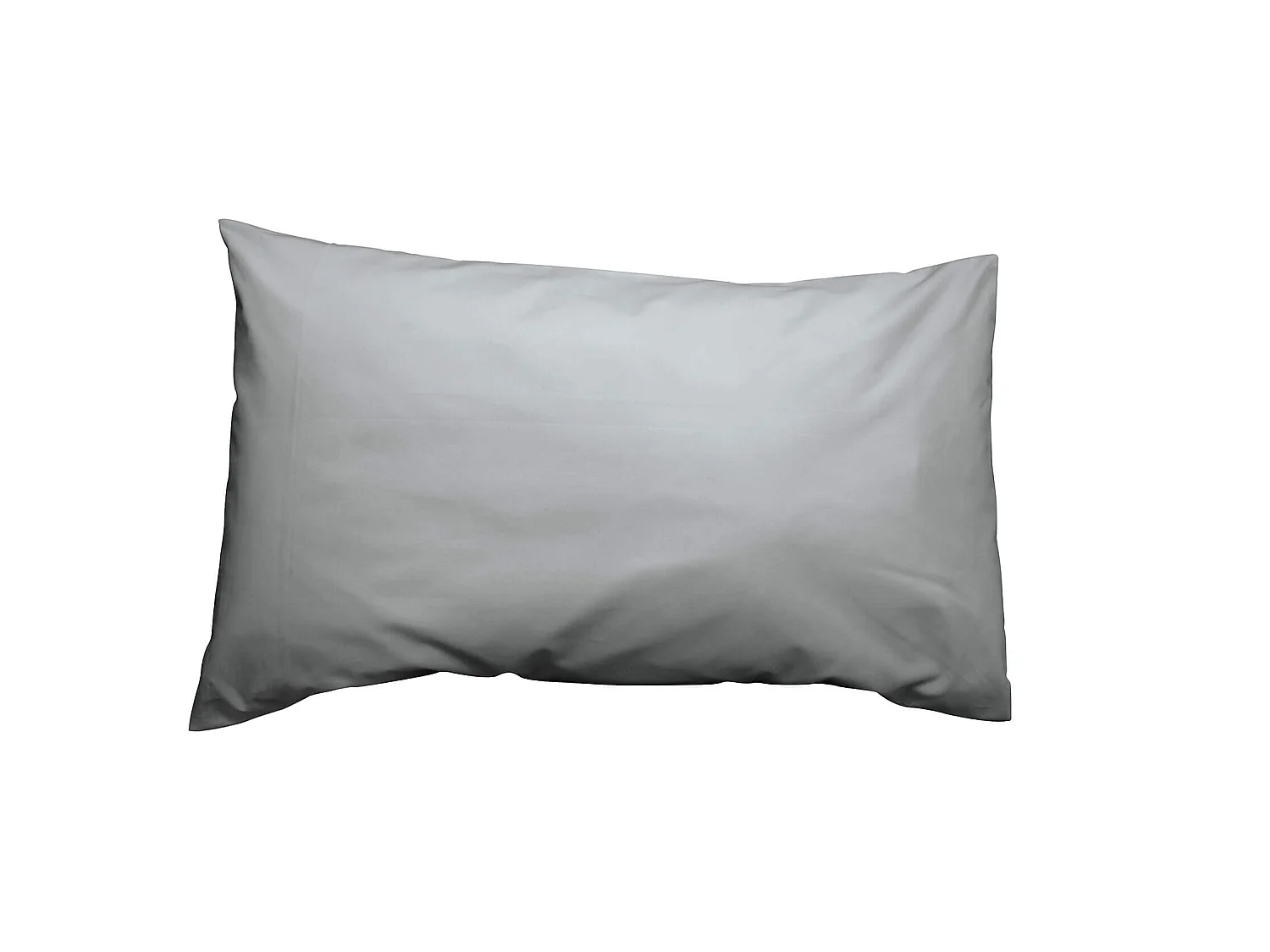 Taie d'oreiller bébé bleu glacier percale 40x60