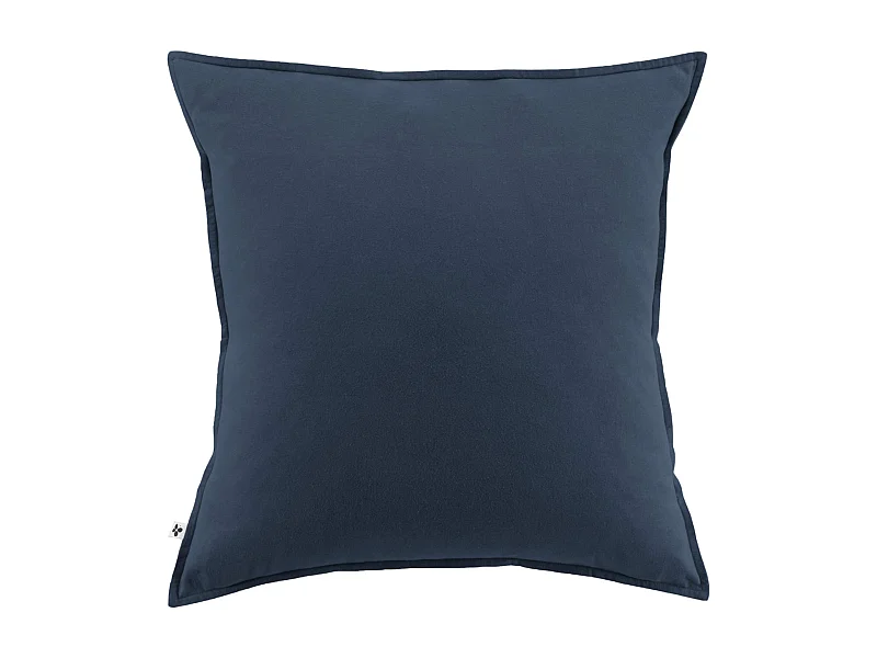 Taie d'oreiller flanelle marine 50x70 cm