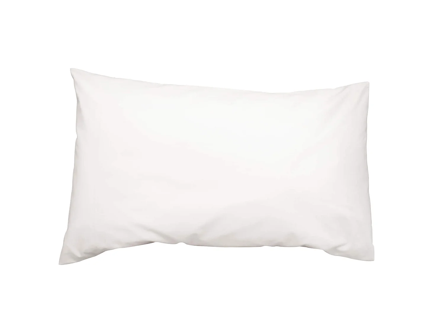 Taie d'oreiller bébé blanche percale 40x60