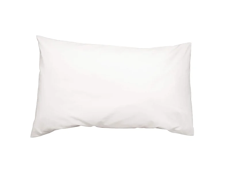 Taie d'oreiller bébé blanche percale 40x60