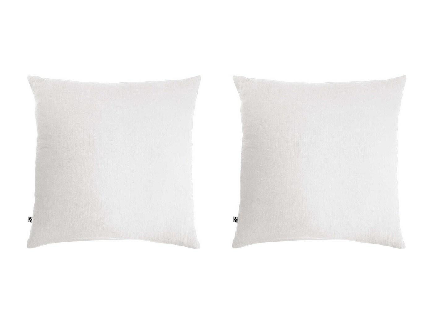 Lovely CASA Lot De 2 Protège-Oreillers Imperméables Bouclette Blanc 60x60 Cm – Doux, Hypoallergénique Et Ultra-Résistant