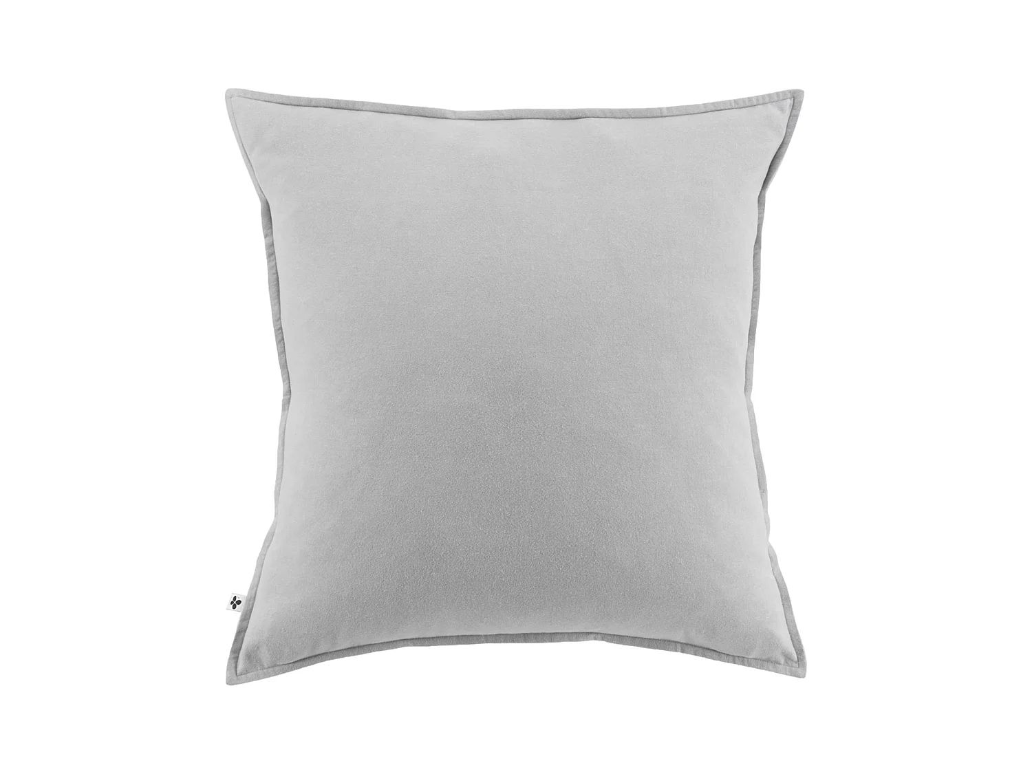 Taie d'oreiller flanelle gris 50x70 cm