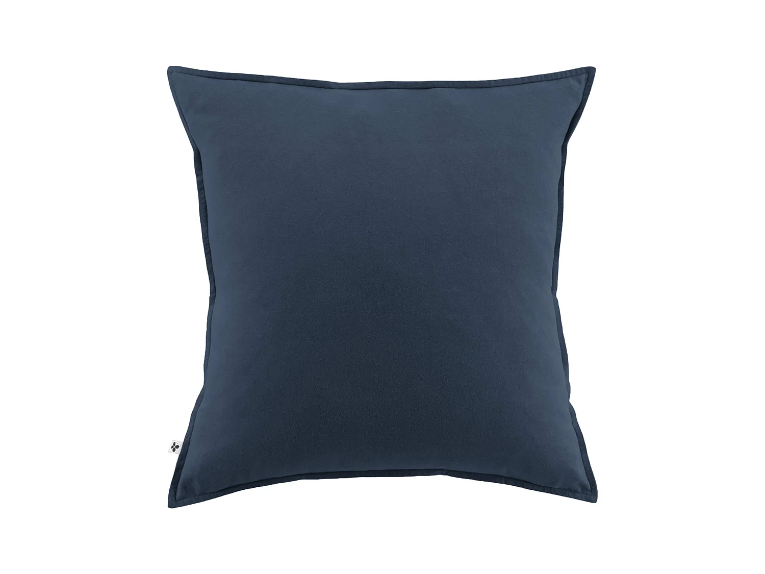 Taie d'oreiller flanelle marine 63x63 cm
