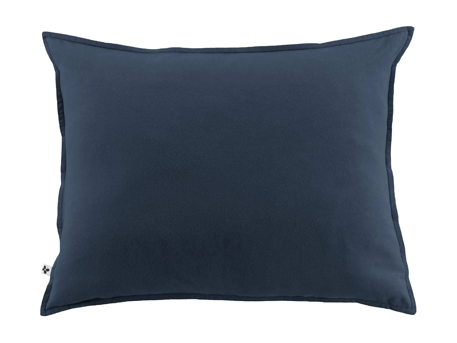 Taie d'oreiller flanelle marine 63x63 cm