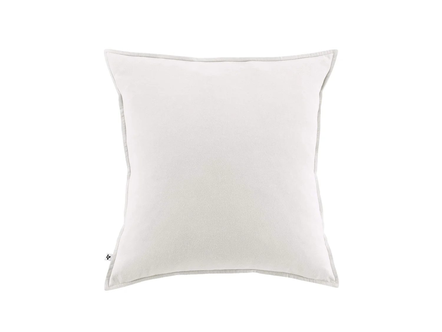 Taie d'oreiller flanelle blanc 63x63 cm