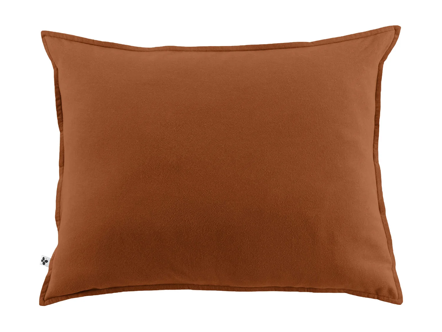 Taie d'oreiller flanelle orange 50x70 cm